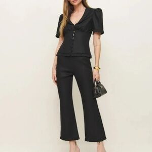 ISO reformation lilibet black linen pants
